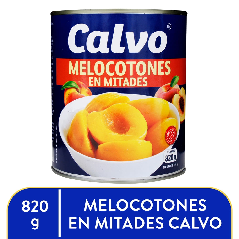 Melocotón Calvo en mitades lata - 820 g