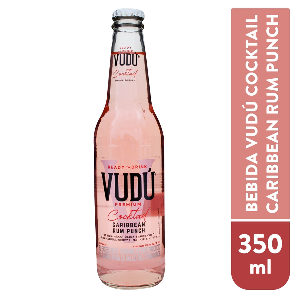 Bebida alcohólica Vudu Carribean Punch - 350 ml