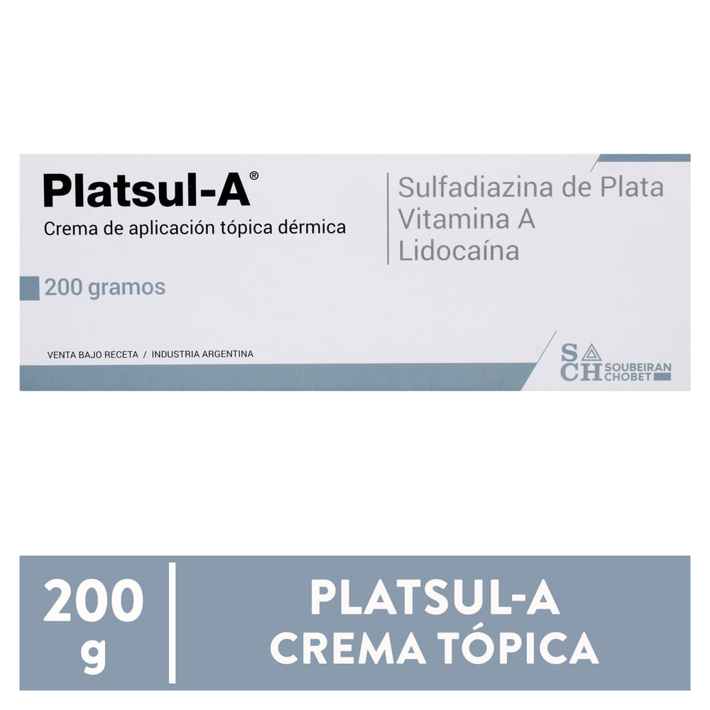 Dermatología Soubeiran Chobet S.r Platsul a Crema x 200g