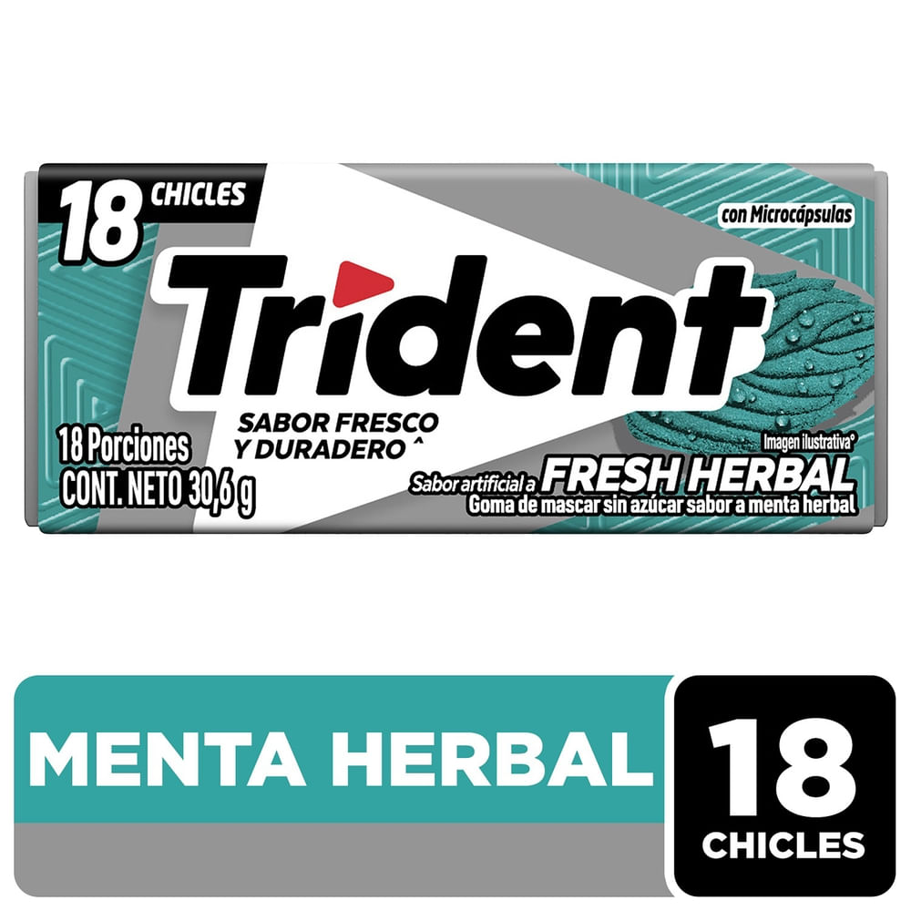 Chicle Herbal Trident