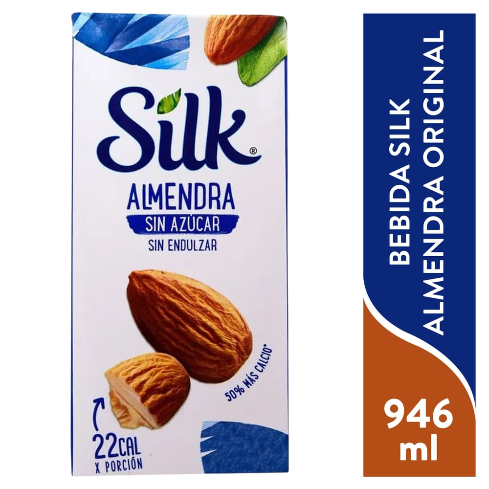 Bebida Silk Sabor Almendra Sin Azúcar - 946ml