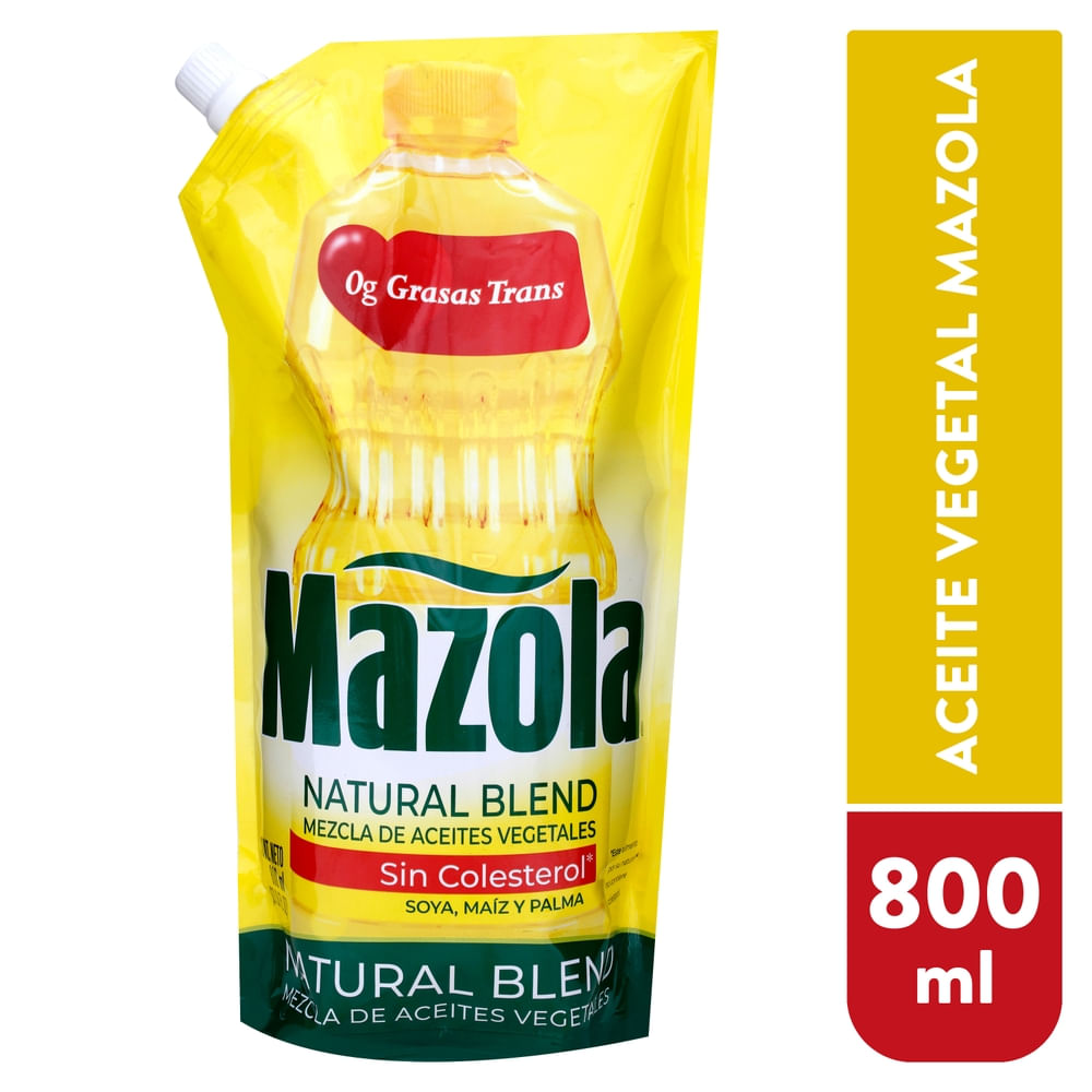 Aceite Mazola Natural Blend - 800ml