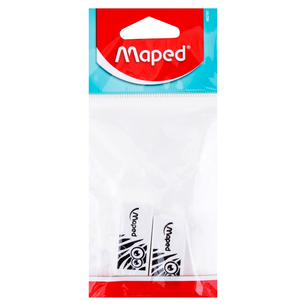 Borrador Maped blanco medianos pack - 2 Uds