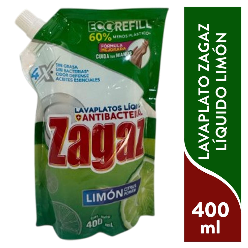 Lavaplatos Zagaz Anti Citrus Doypack - 400 ml
