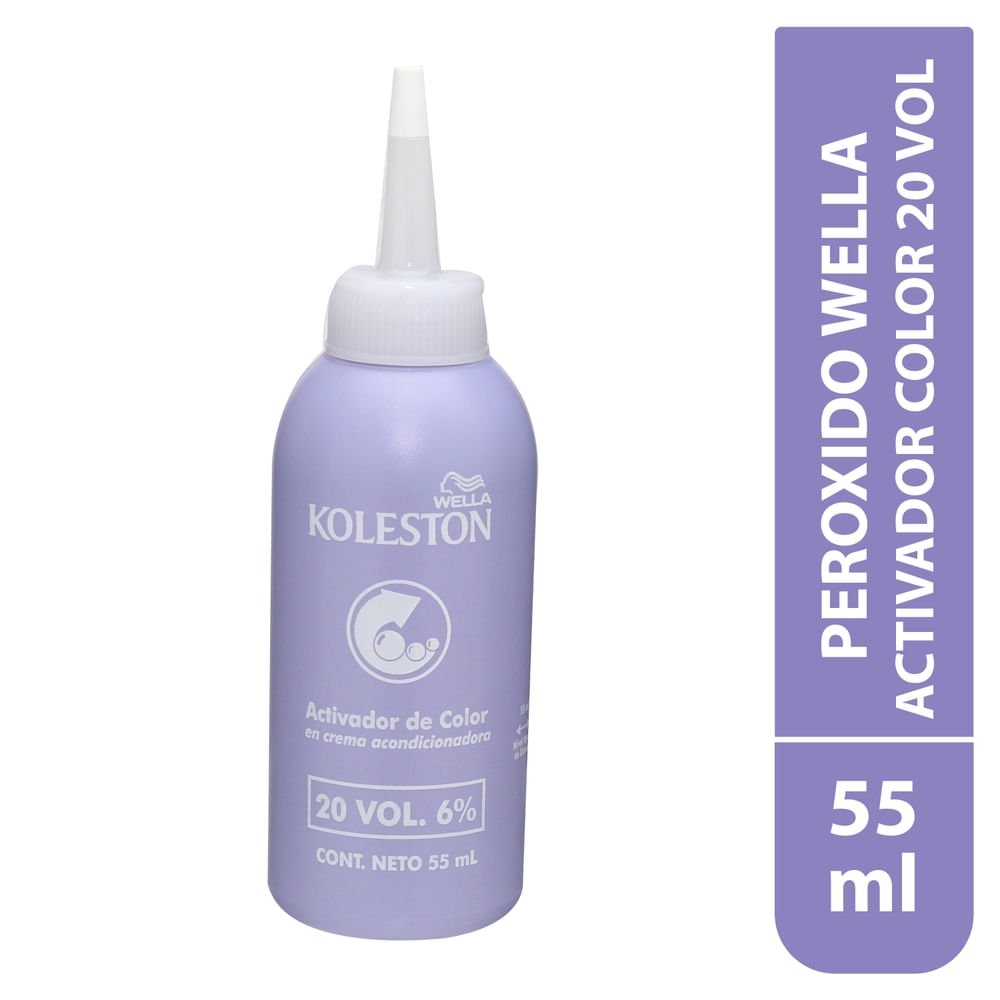 Peroxido Wella activador color 20 volúmenes - 55 ml
