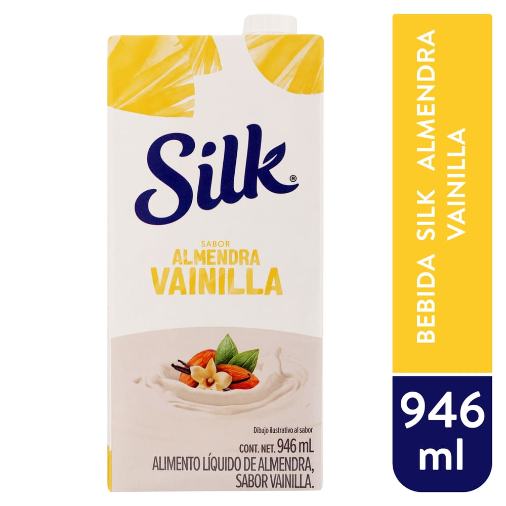 Bebida vegetal Silk almendra vainilla - 946 ml
