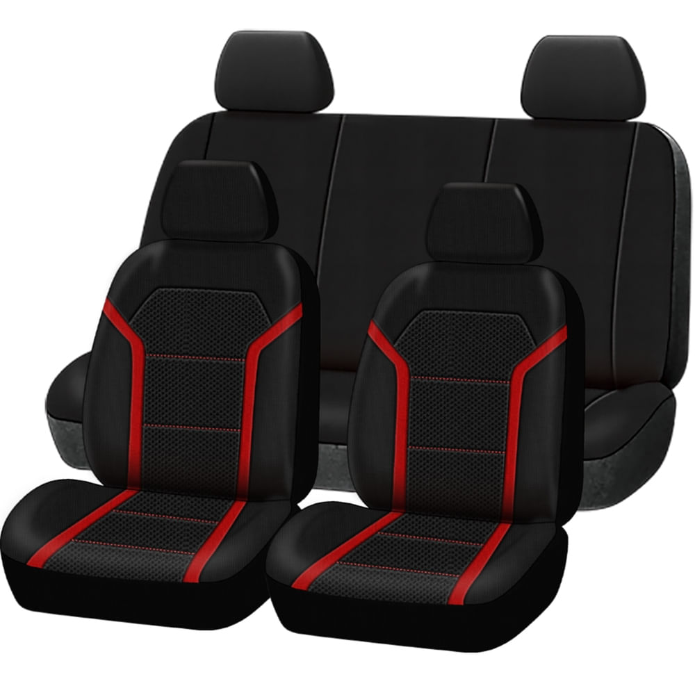 Funda Para Asiento Auto Drive Negro Y Rojo