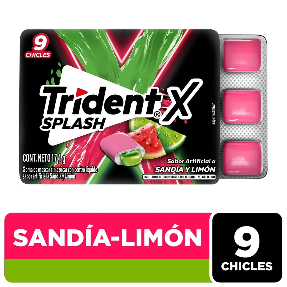 Chicle Sandía Y Limón Trident