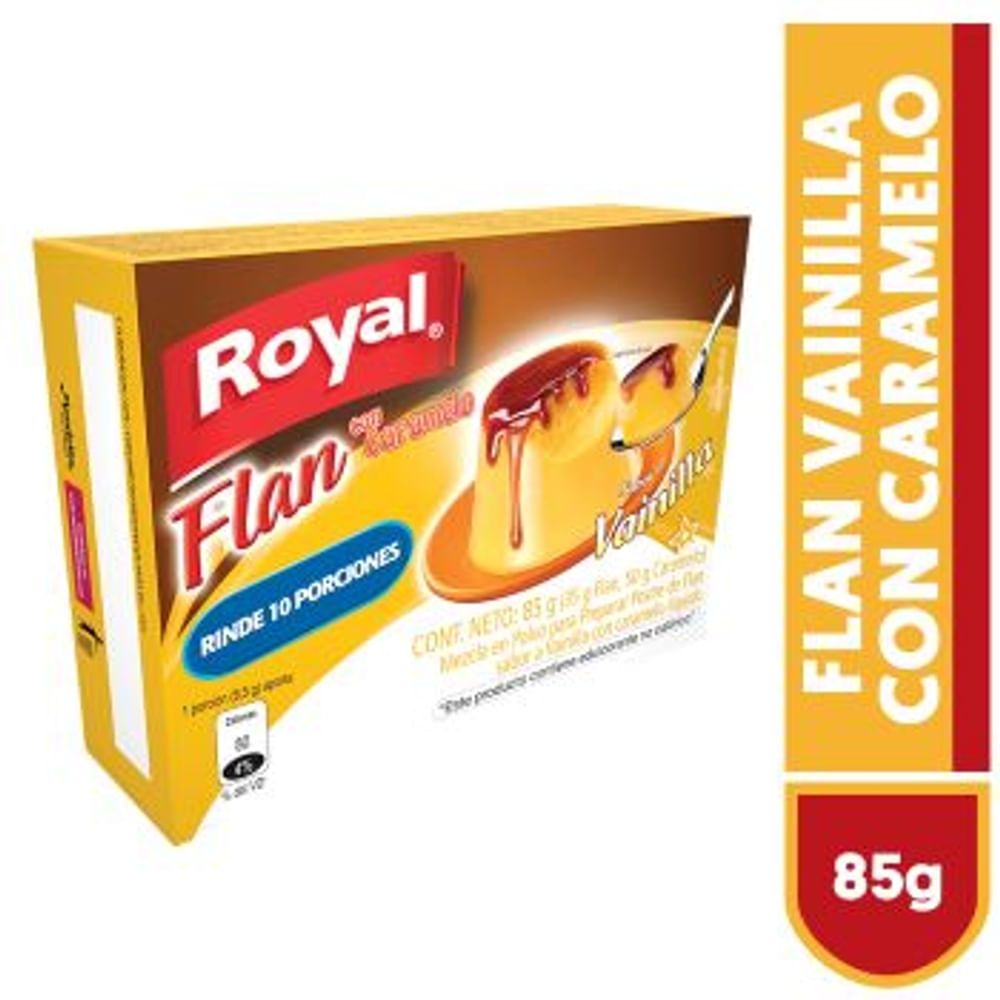 Flan Vainilla Caramelo Royal