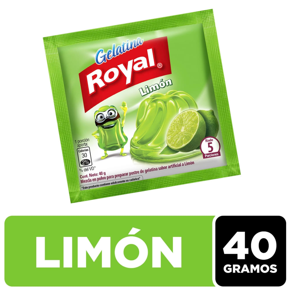Gelatina Limón Royal
