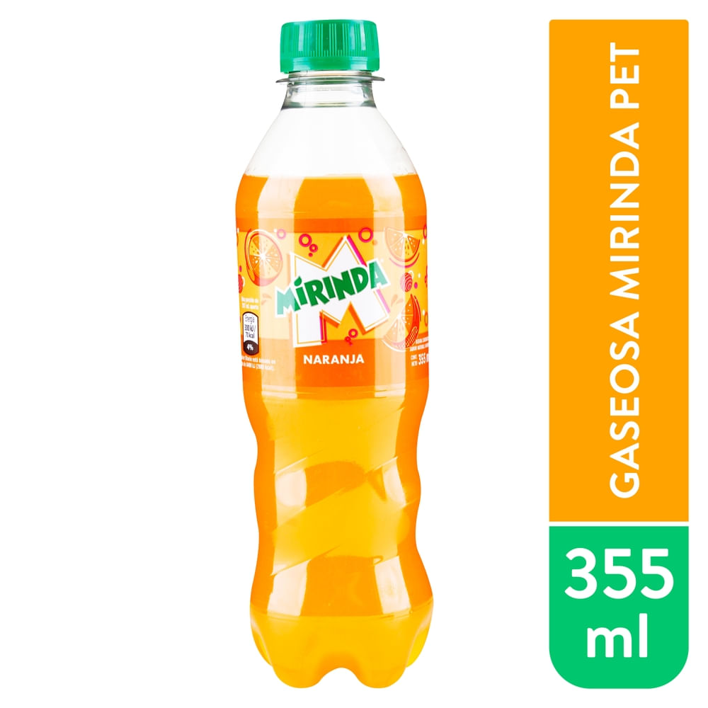 Gaseosa Mirinda Pet 355ml
