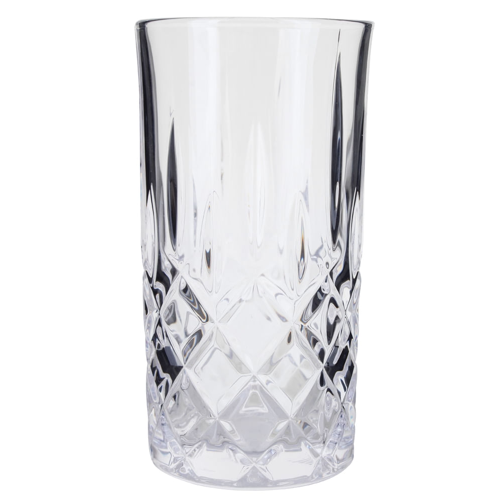 Ms Vaso Embosado De Vidrio 400ml