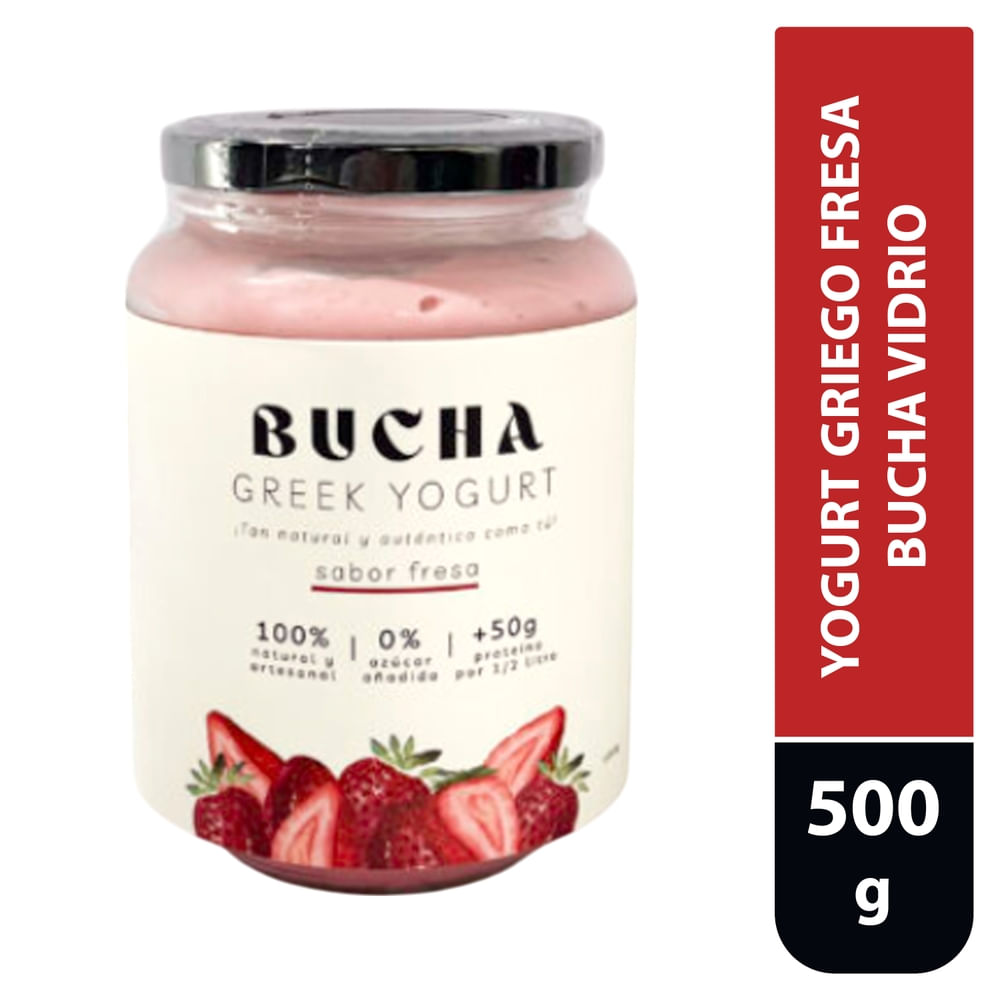 Yogurt Griego Fresa Bucha