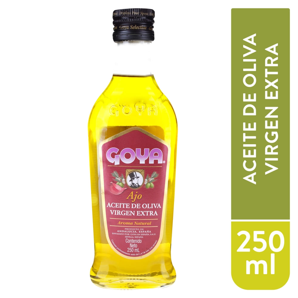 Aceite Goya Oliva Extra Virgen con Ajo - 250 ml