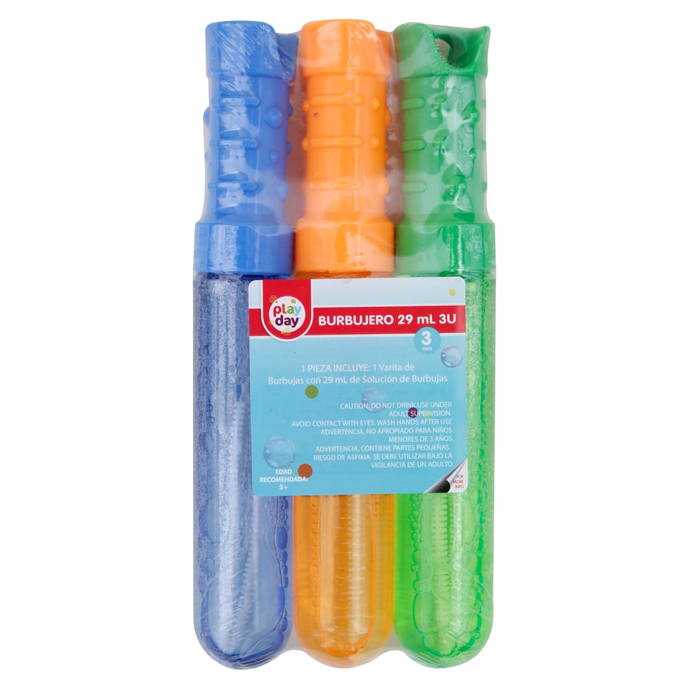 Paquetes de Palitos de burbujas 3 Uds - 29 ml