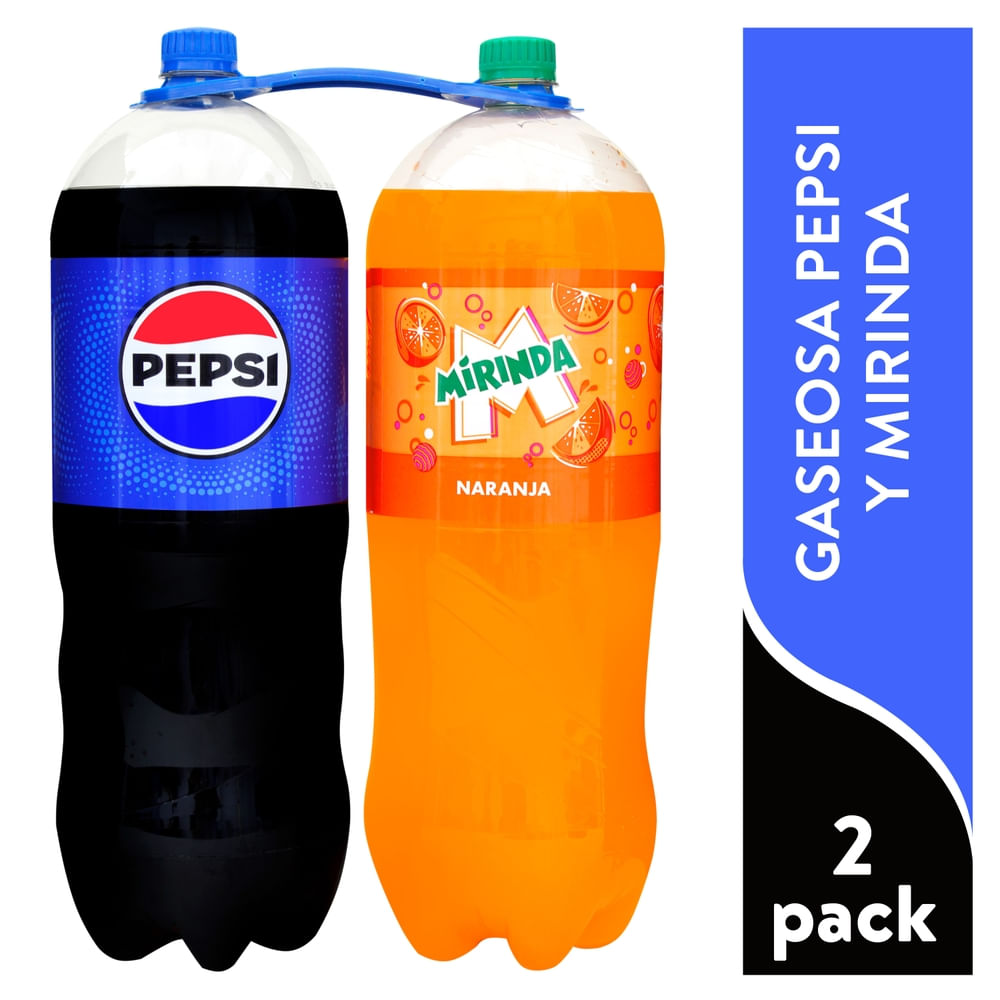 Gaseosa Pepsi y Mirinda 2 Pack - 6000 ml