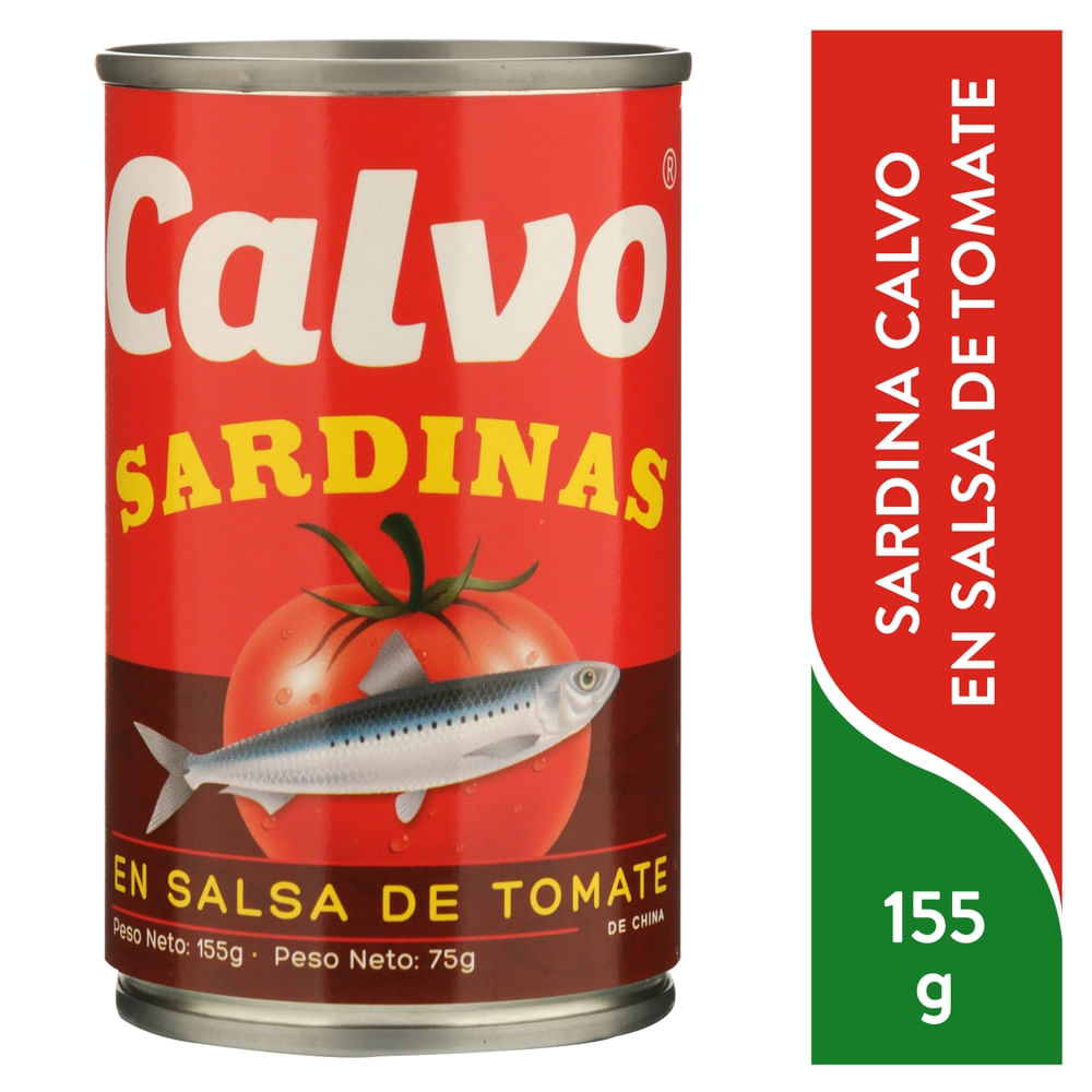 Sardina Calvo En Salsa Tomate - 155 g