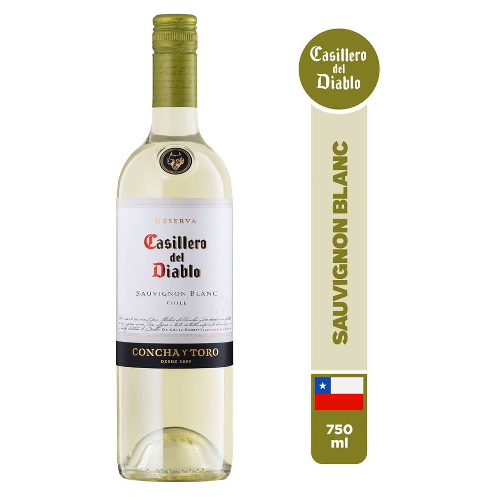 Vino Sauvignon Blanco Casillero Del Diablo