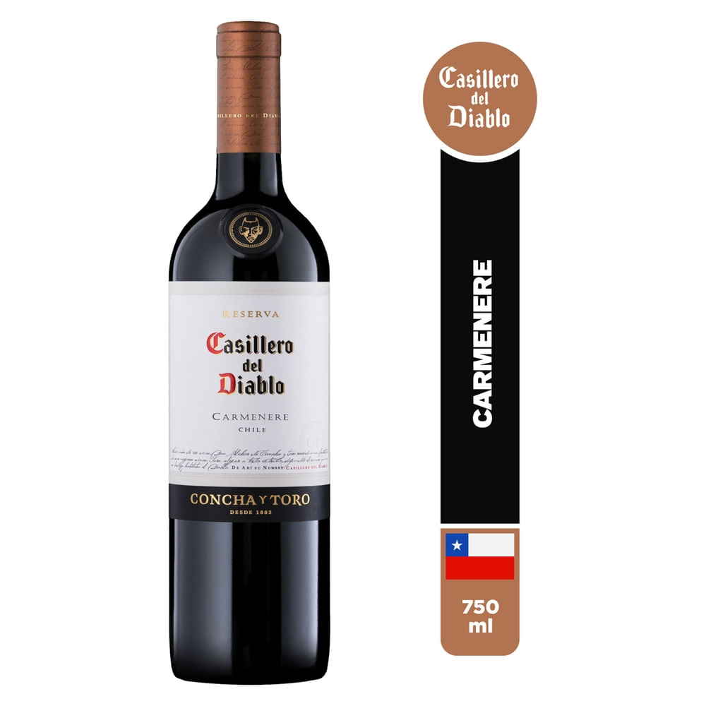 Vino Carmenere Reserva Casillero del Diablo