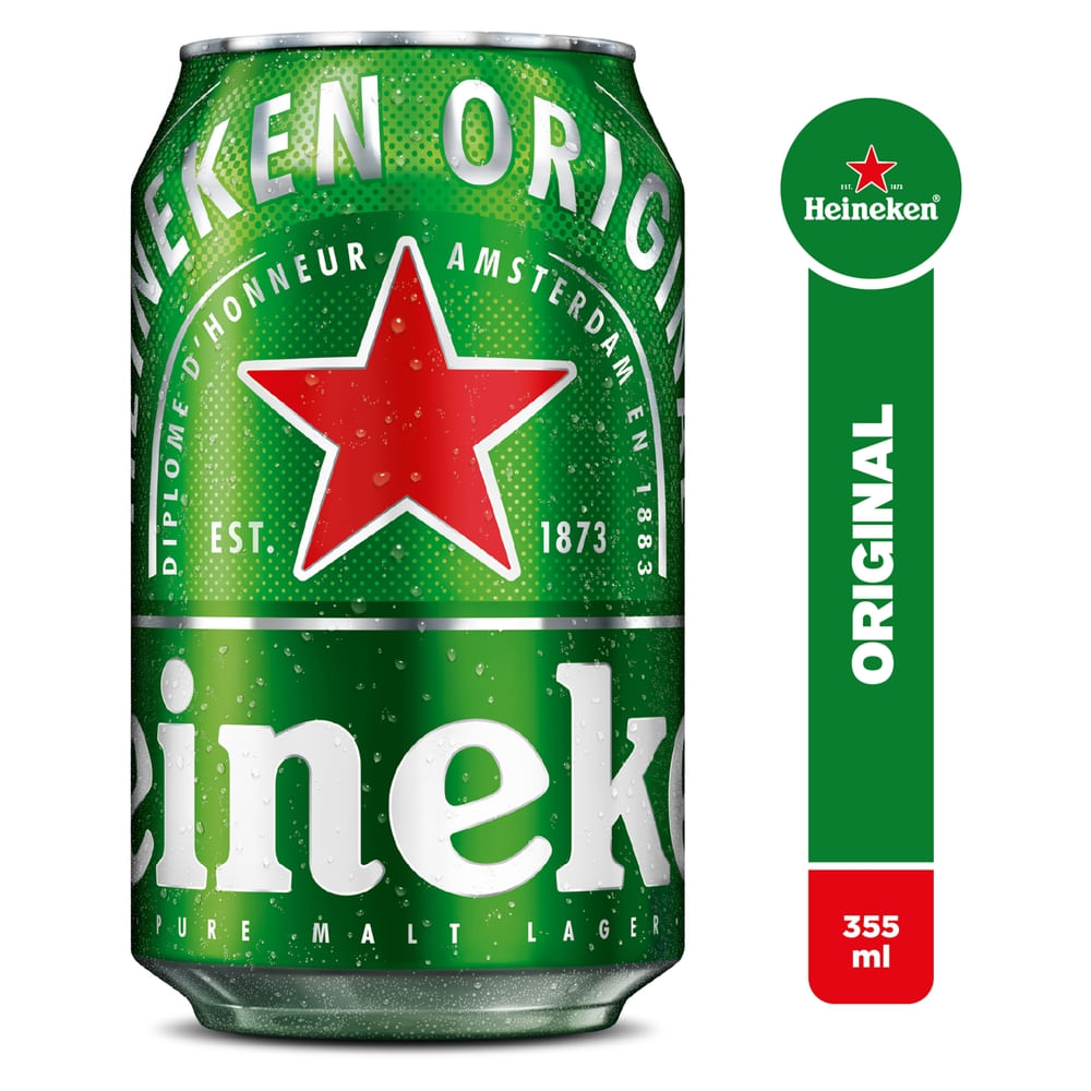 Cerveza Heineken Lata - 355 ml