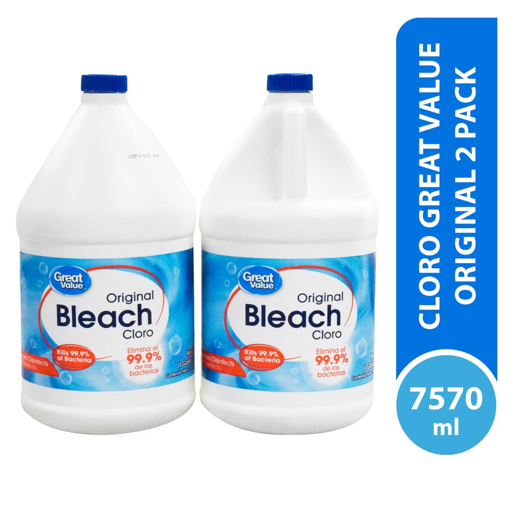 Cloro Great Value Original 2 pack - 7570 ml