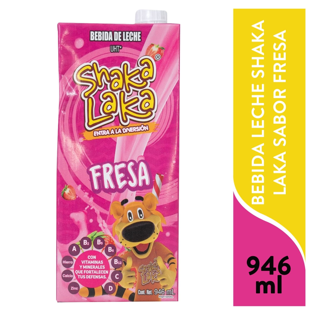 Bebida saborizada Shaka Laka sabor Fresa - 946ml