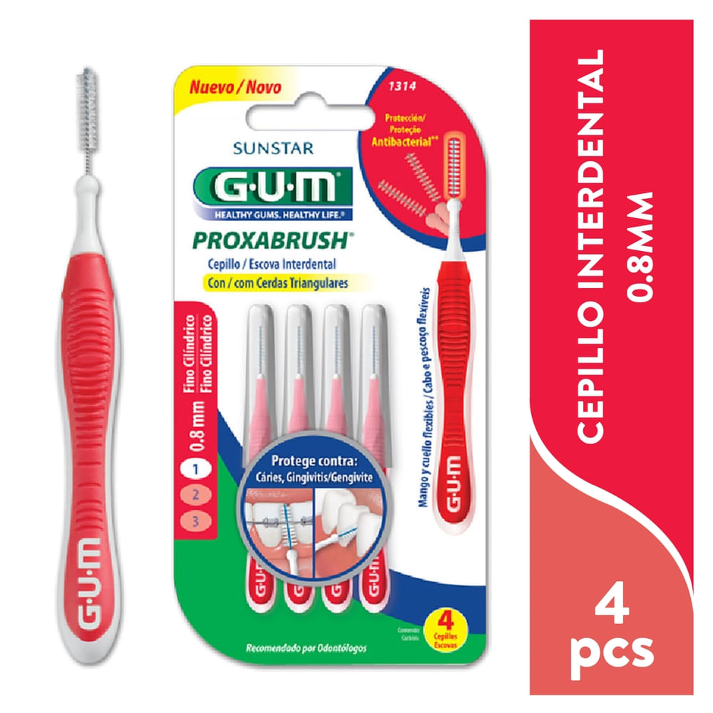 Proxabrush Gum Cepillo Interdental 0.8mm
