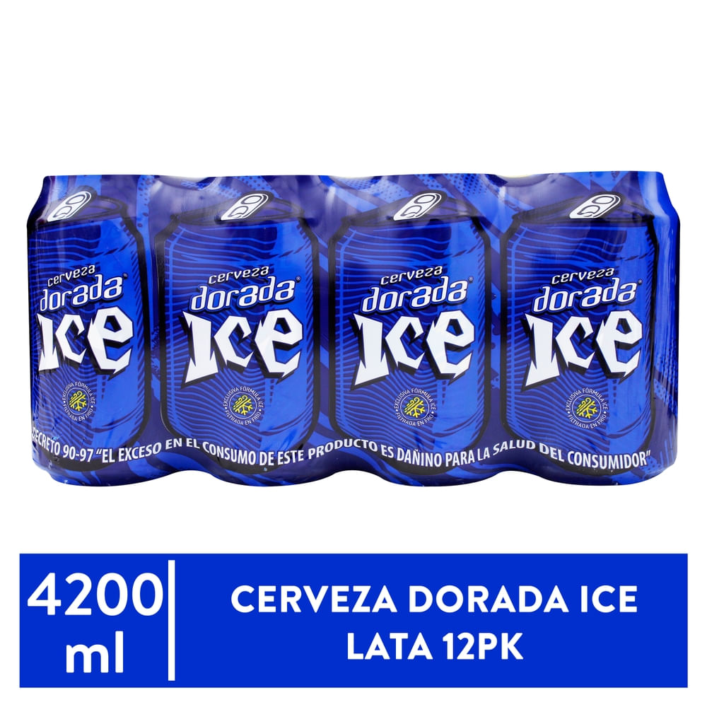Cerveza Dorada Ice Lata 12 Pack - 4200 ml