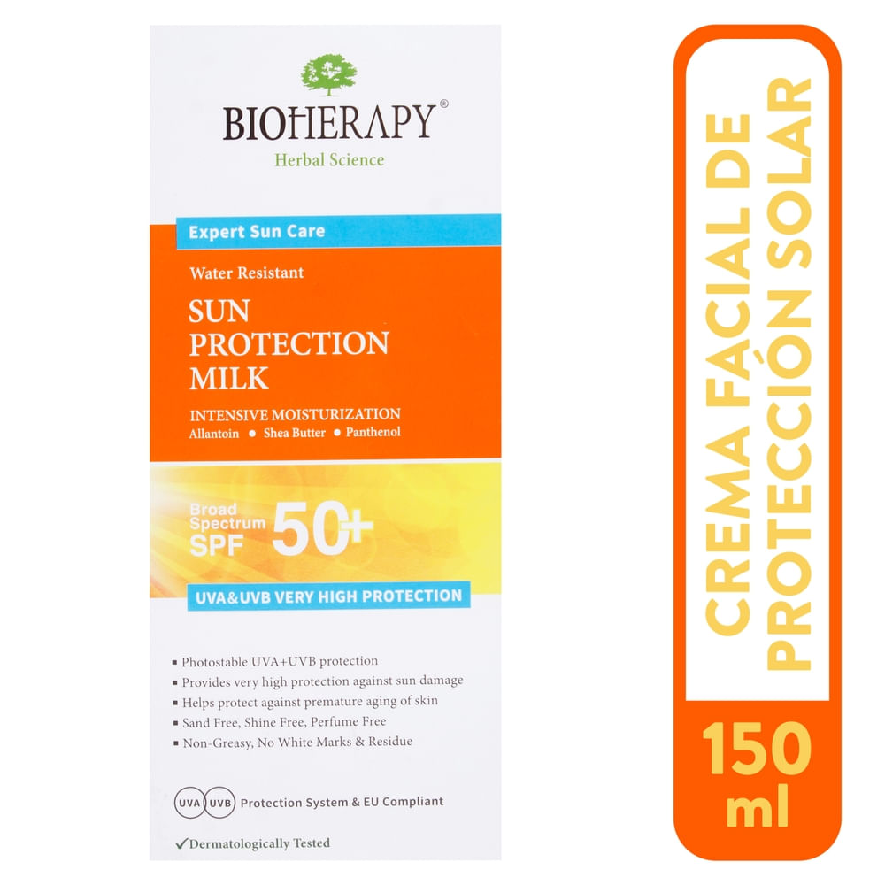 Loción de Protección Solar Bioherapy Sun Protection Milk SPF 50 - 150 ml