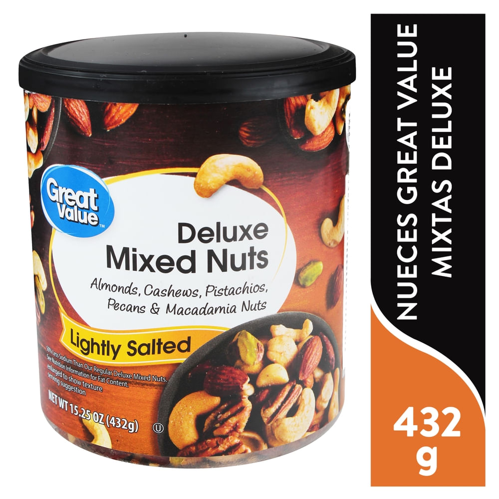 Nueces Great Value Mixtas Deluxe - 432 g