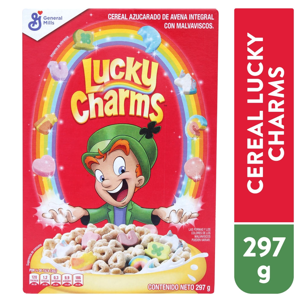 Cereal Lucky Charms con malvavisco - 297 g
