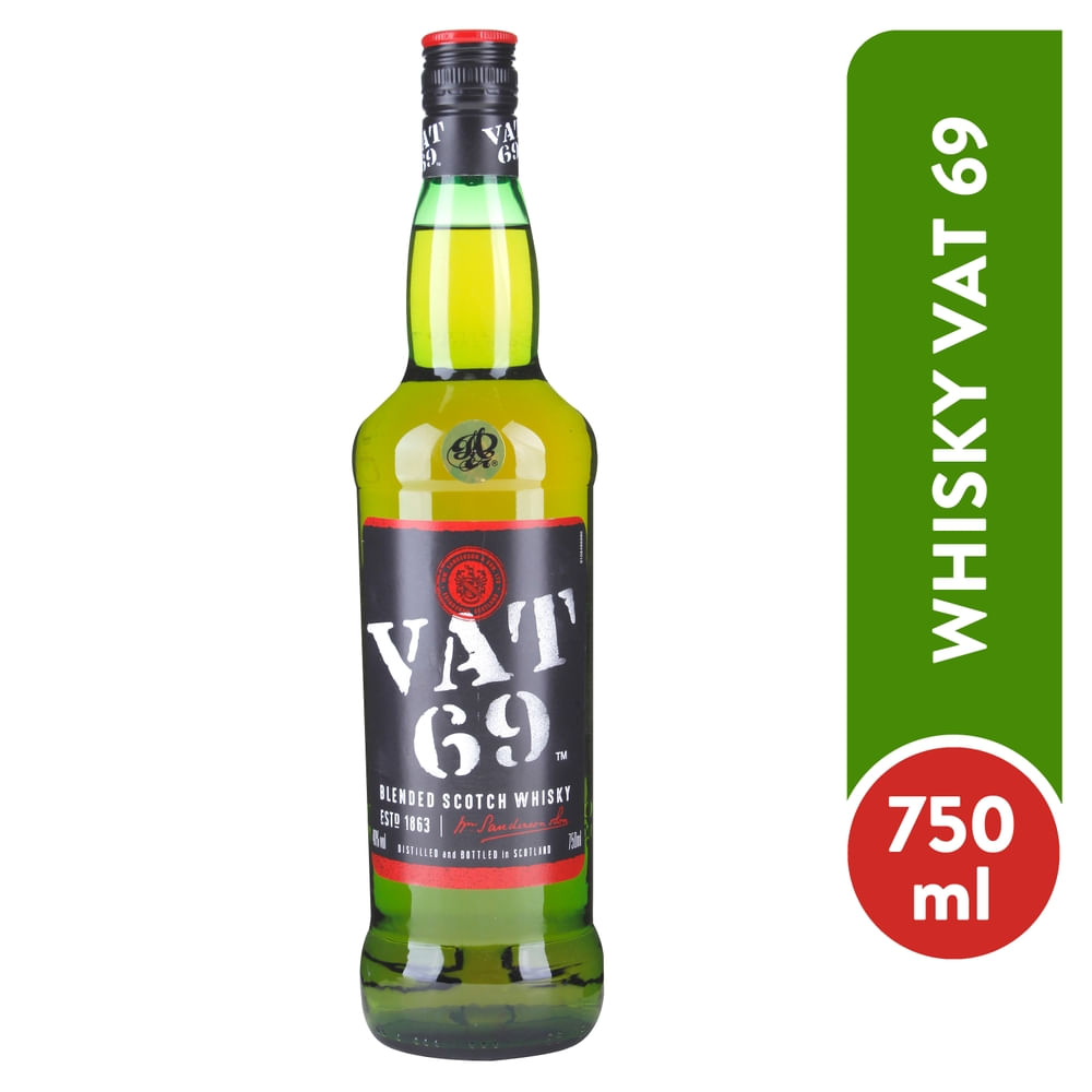 Whisky Vat 69 escocés - 750 ml
