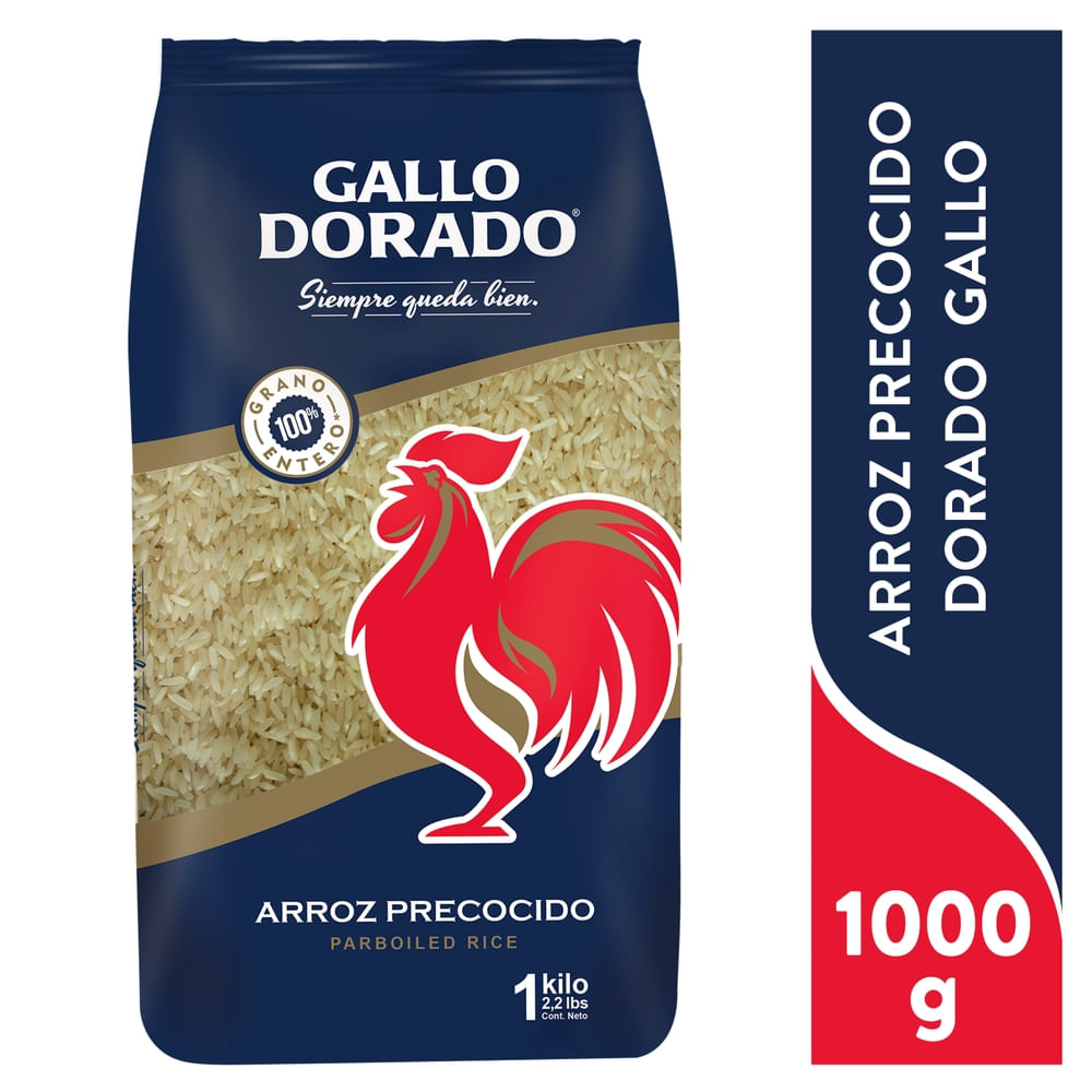 Arroz Gallo Dorado Precocido - 1kg