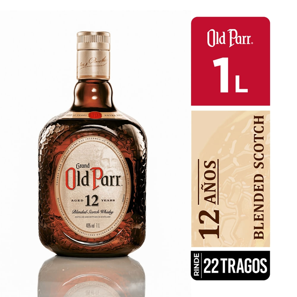 Whisky Old Parr 12 Años