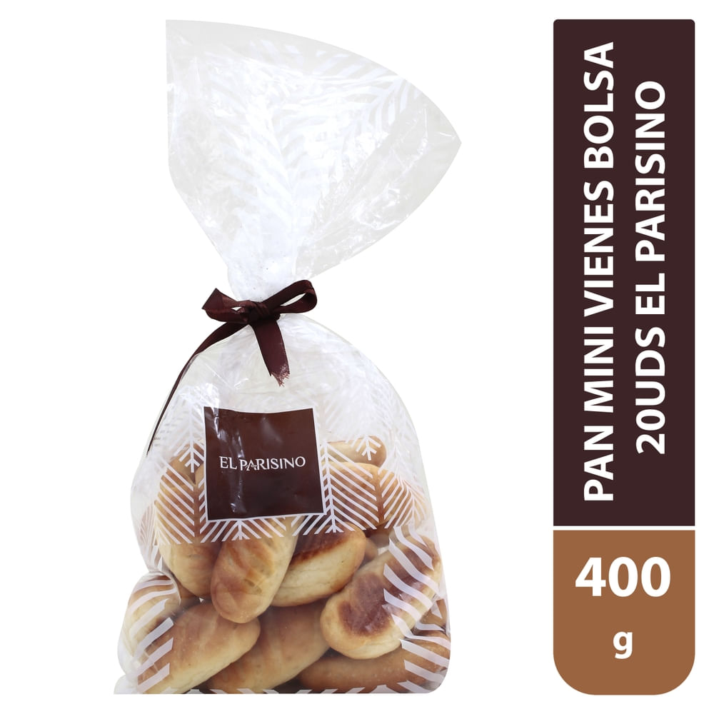 Pan Mini Vienes Bol 20u El Paris 400 Gr