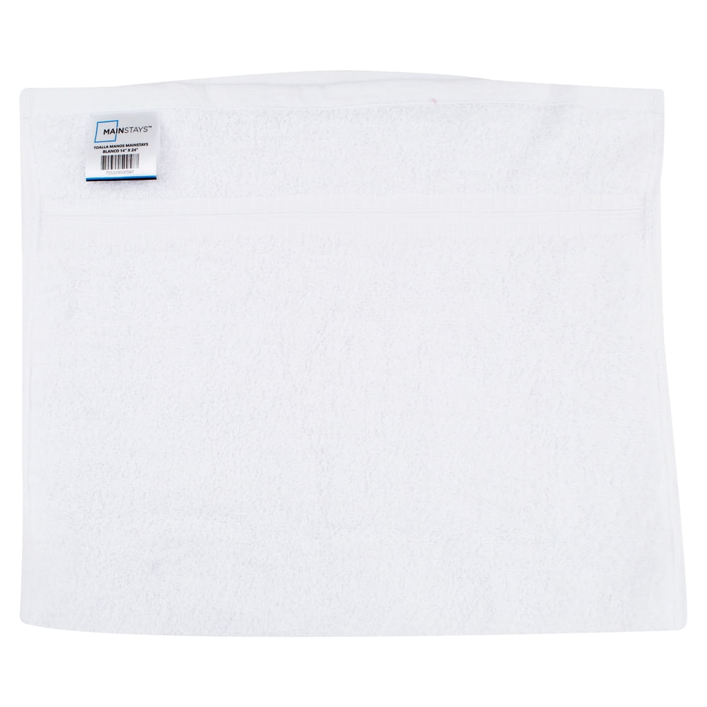 Toalla Mainstays Manos Blanco