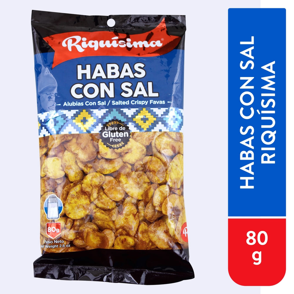 Habas Riquísima con Sal - 80 g