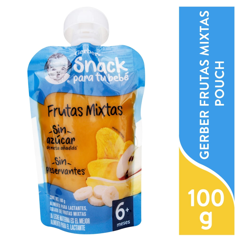 Compota Frutas Mixtas Gerber Pouch