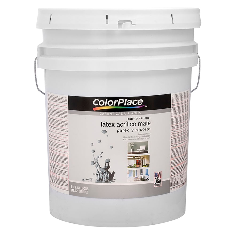 Pintura Látex ColorPlace acrílico mate base acce - 5 gal