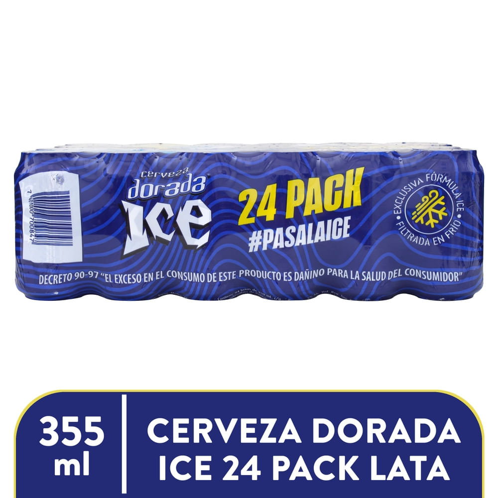 Cerveza Dorada Ice Lata 24 Pack - 8520 ml