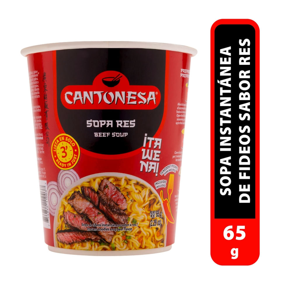 Sopa Instantánea Res Cantonesa