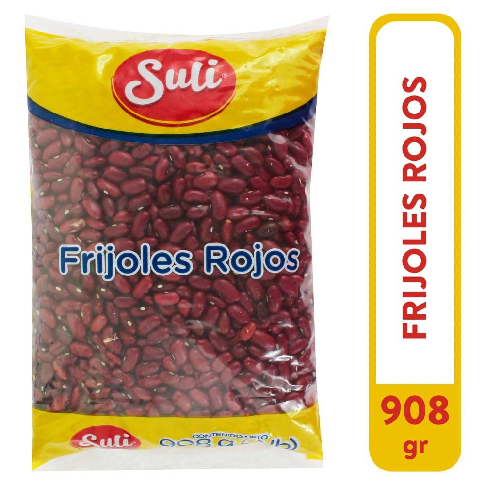 Frijol Suli Rojo entero empacado - 908 g