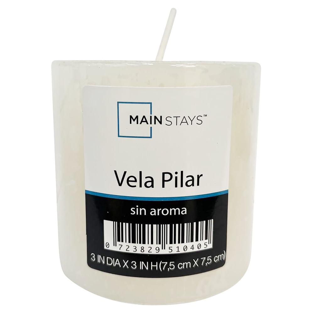 Vela Maisntays pilar sin aroma 284