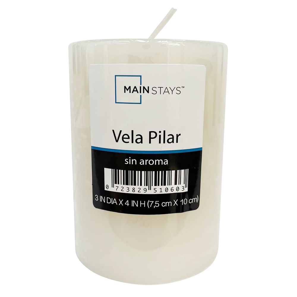 Vela Maisntays pilar sin aroma 285