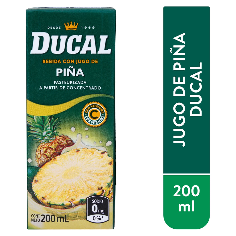 Ducal Jugo Pina 200ml Tetra