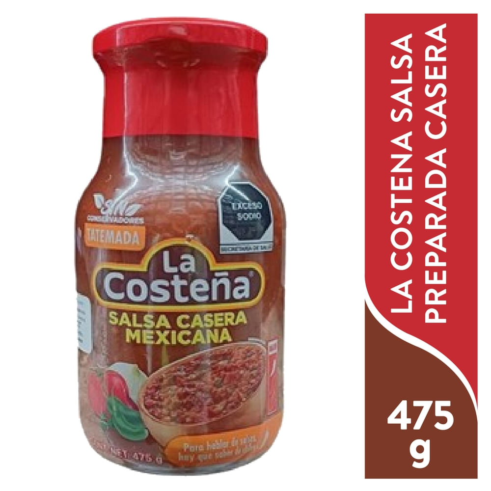 Salsa La Costeña preparación casera -475 g