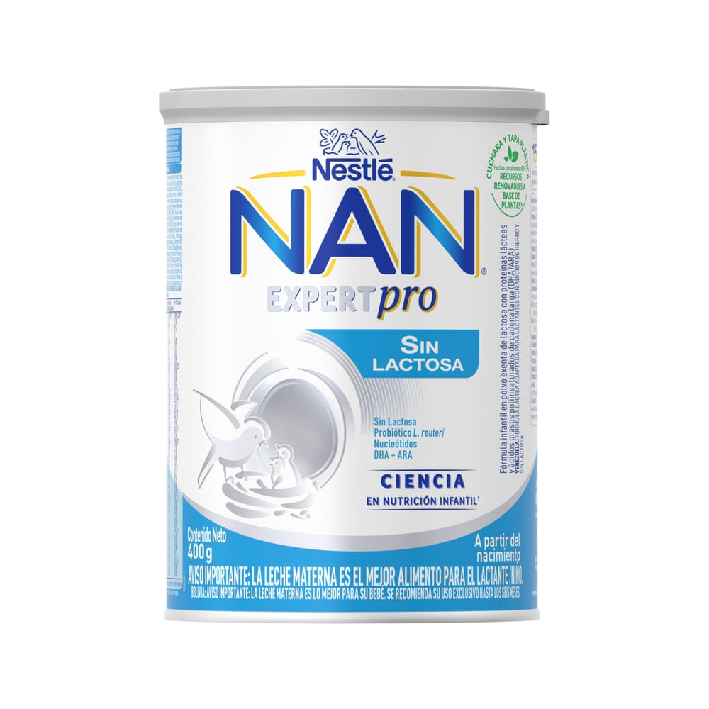 NAN® EXPERTPRO Sin Lactosa Lata - 400 g