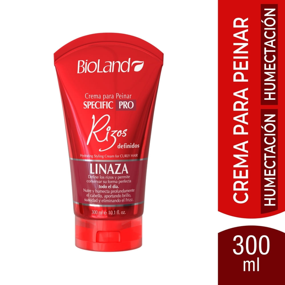 Crema Peinar Linaza Rizos Bioland
