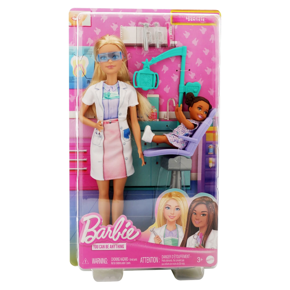 Set de profesiones Barbie con muñeca sorpresa