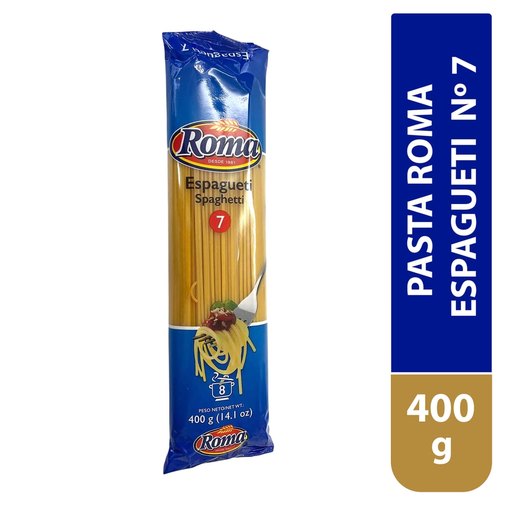 Pasta Roma Espagueti No7 400gr
